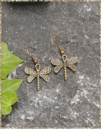 Steampunkohrhänger Small Dragon-Fly 